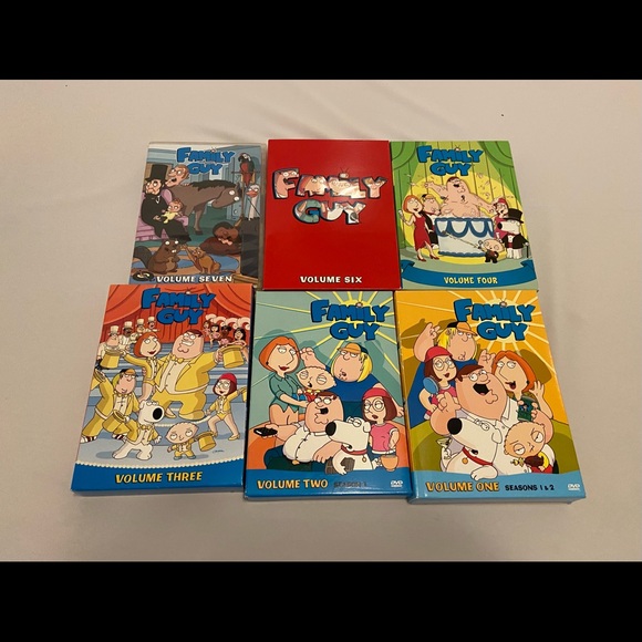 Family Guy DVDS Volume 1,2,3,4,6,7 - Picture 1 of 2